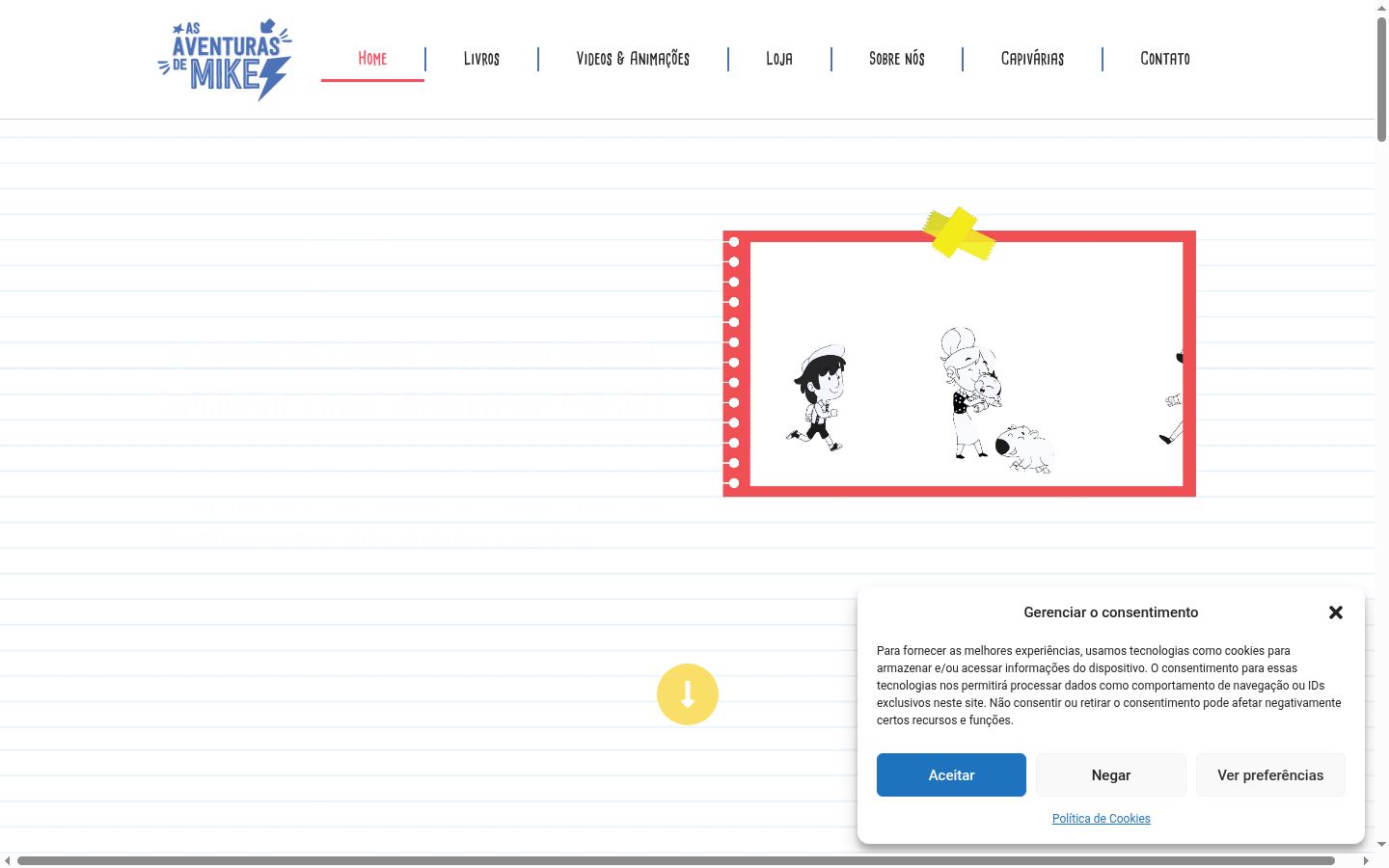Screenshot tal-banner tal-kunsens muri qabel kwalunkwe interazzjoni