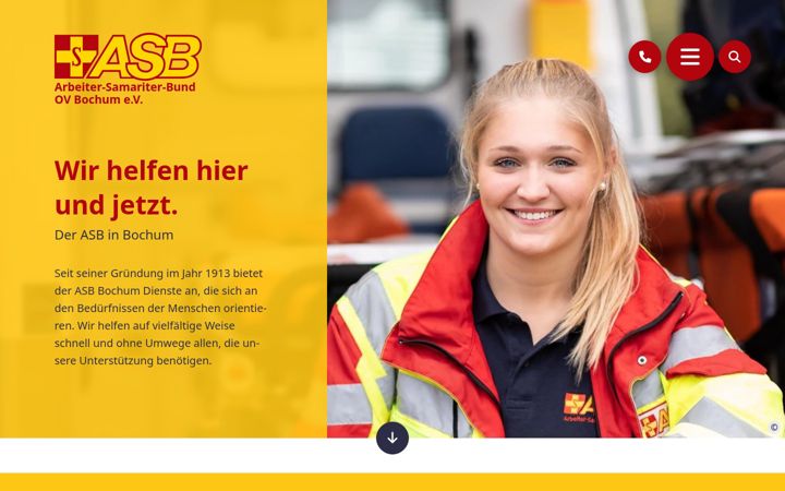 Zrzut ekranu asb-bochum.de