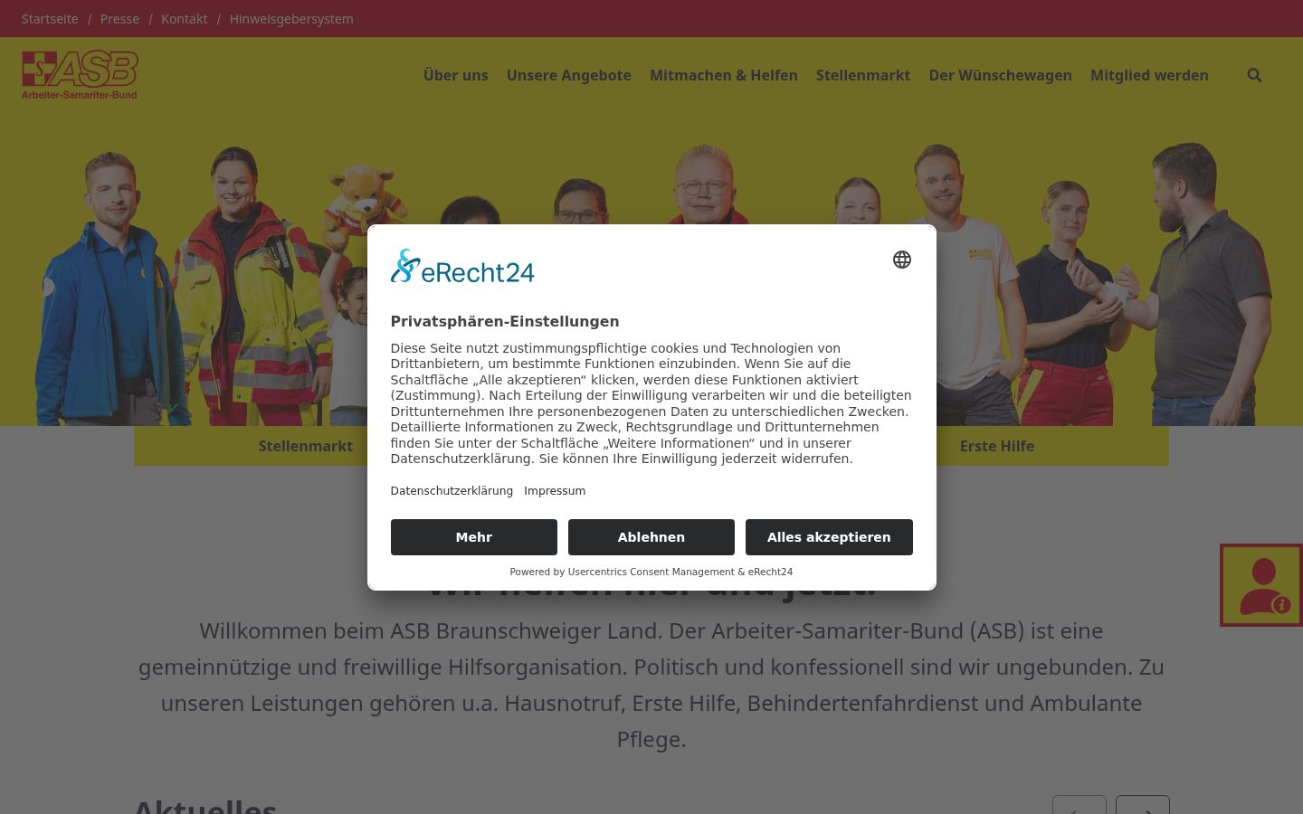 Zrzut ekranu banera zgody wyświetlanego przed jakąkolwiek interakcją