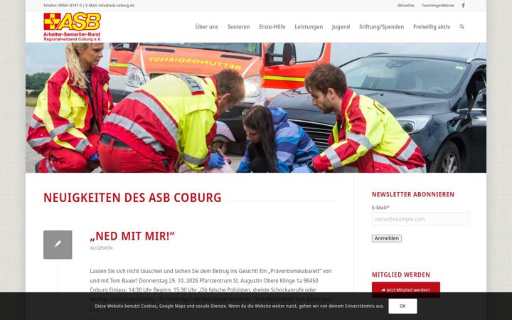Képernyőkép: asb-coburg.de