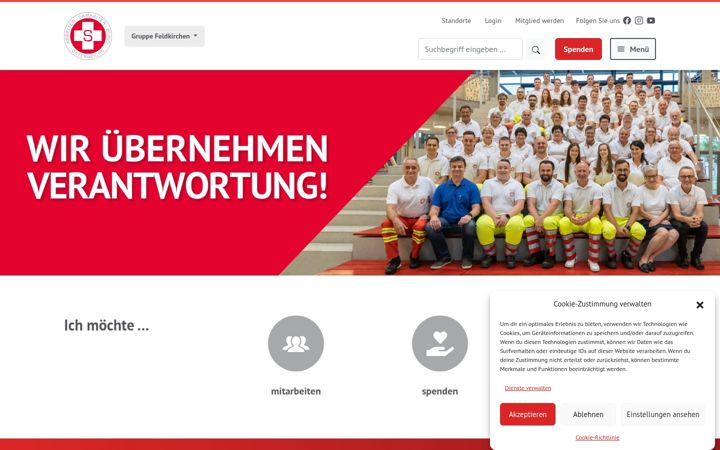 Screenshot of asb-feldkirchen.at