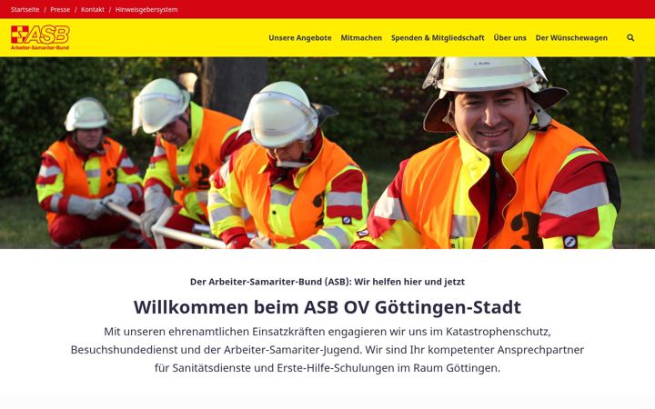 Screenshot of asb-goettingen.com