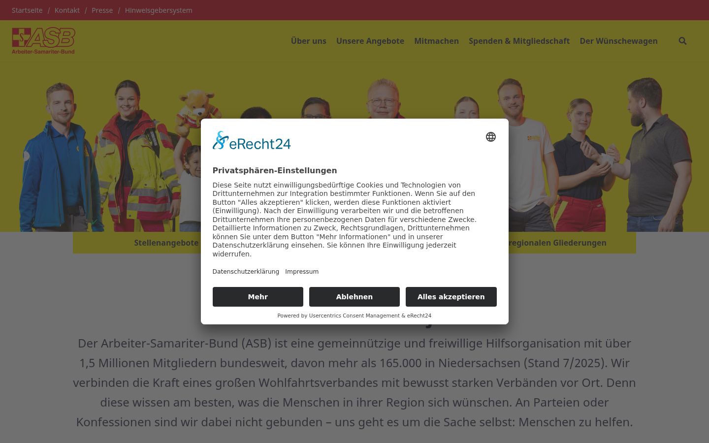 Zrzut ekranu banera zgody wyświetlanego przed jakąkolwiek interakcją