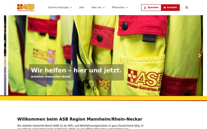 Screenshot ta' asb-rhein-neckar.de