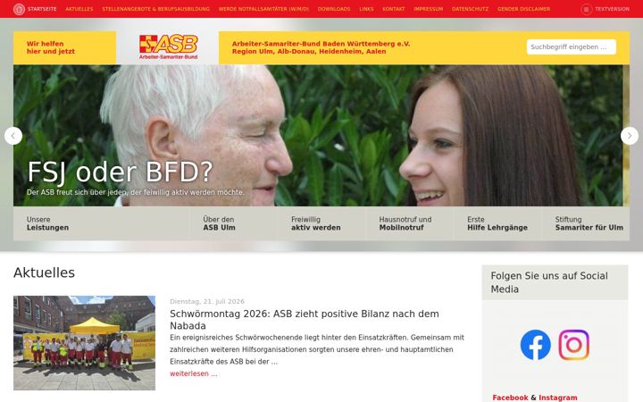Ekrano kopija asb-ulm.org