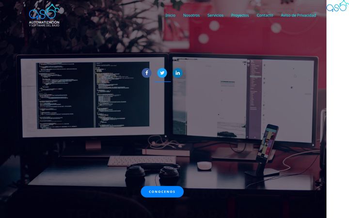 Screenshot of asbajio.mx