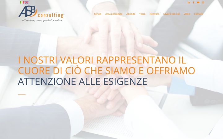 Екранна снимка на asbconsulting.it