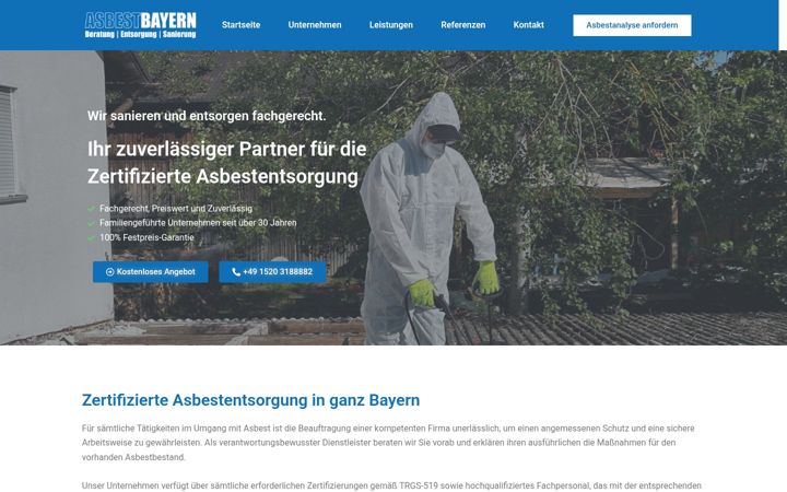 Screenshot of asbest-bayern.de