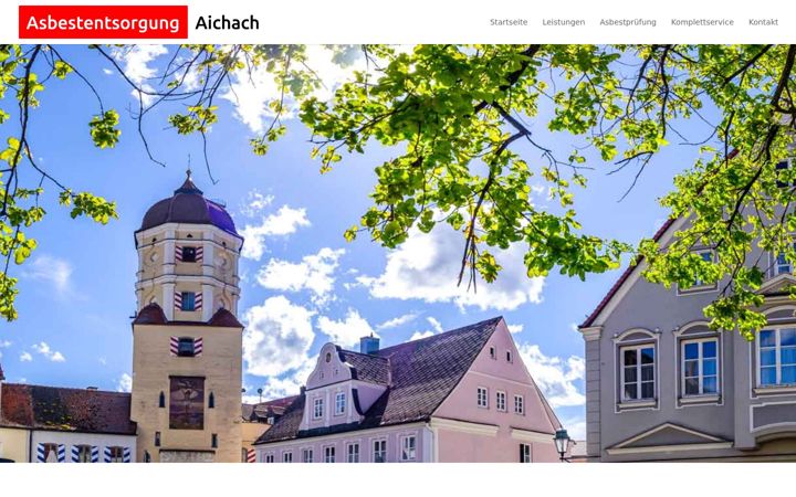 Snímek obrazovky asbestentsorgung-aichach.de