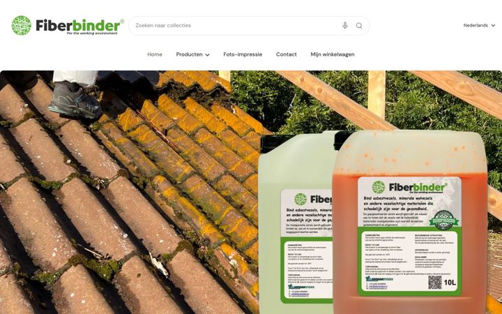 Screenshot of asbestfiberbindervaeske.dk