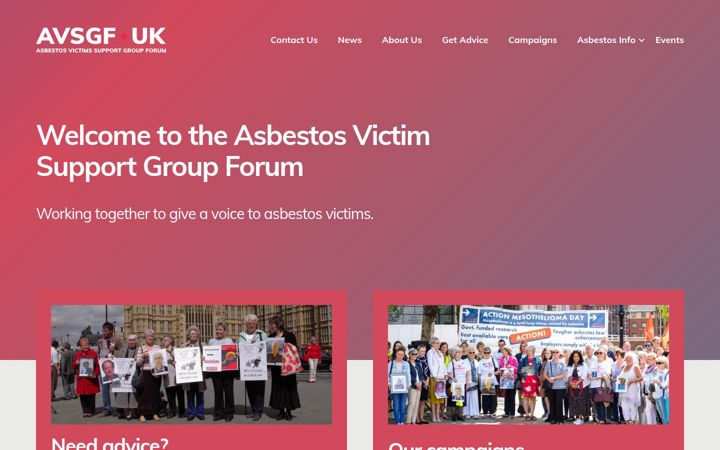 Ekrānuzņēmums no asbestosforum.org.uk