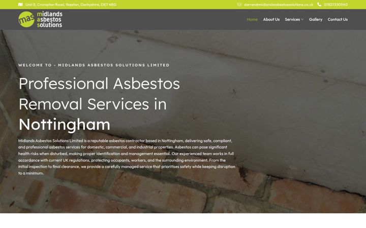 Screenshot of asbestosremovalinnottingham.co.uk
