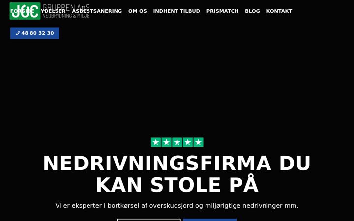 Screenshot of asbestservice.dk