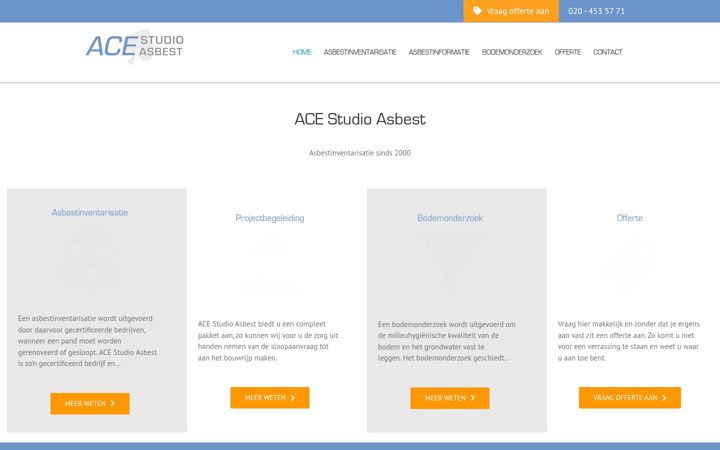 Screenshot of asbeststudio.nl