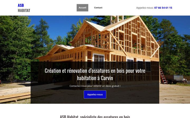 Screenshot of asbhabitat.fr