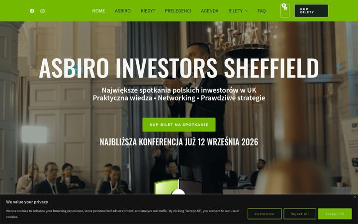 Ekrānuzņēmums no asbiroinvestorssheffield.co.uk