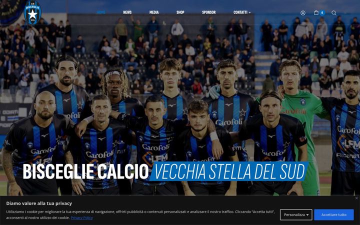 Ekrānuzņēmums no asbiscegliecalcio.it