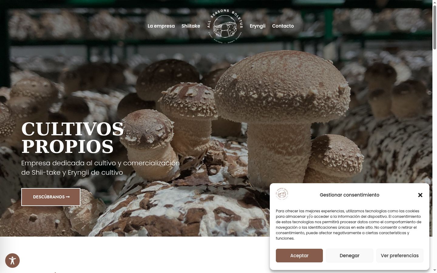 Screenshot tal-banner tal-kunsens muri qabel kwalunkwe interazzjoni