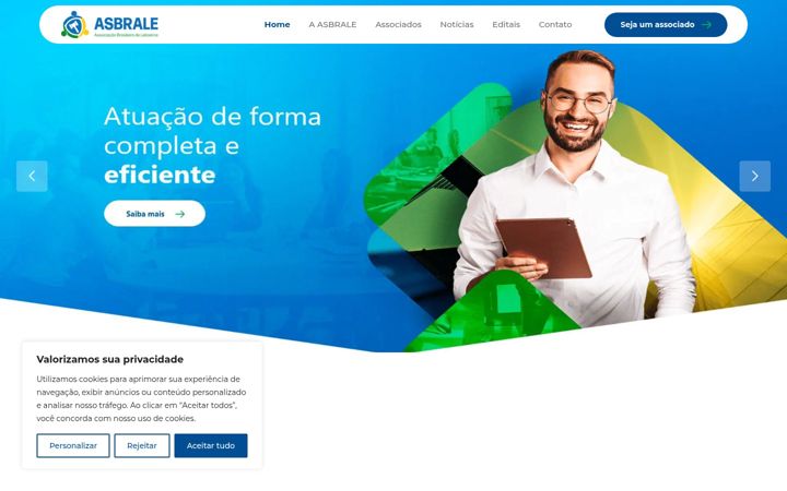 Posnetek zaslona asbrale.com.br