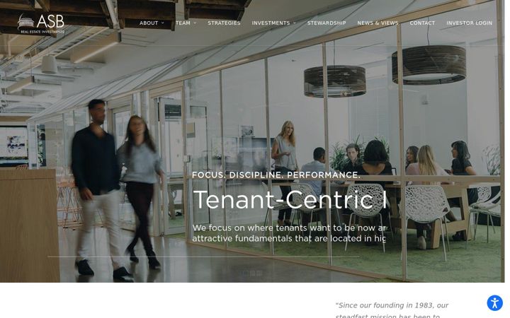Screenshot of asbrealestate.com