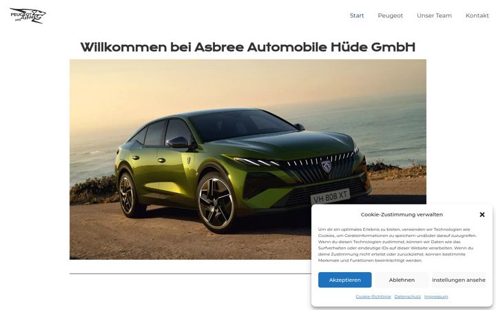 Screenshot of asbree.com