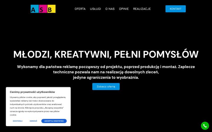 Screenshot of asbreklamy.pl
