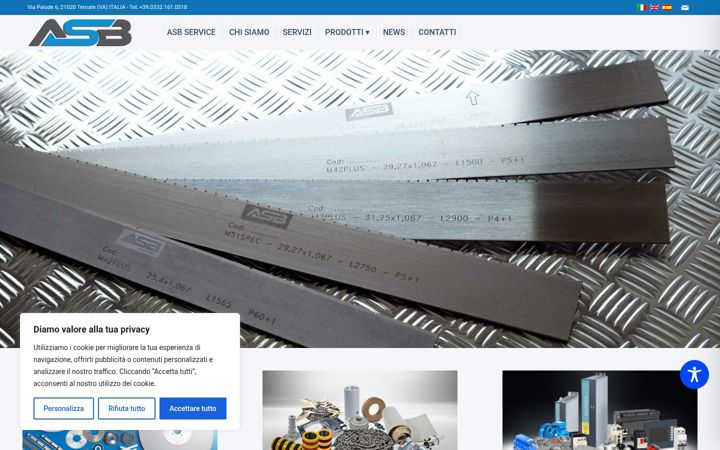 Posnetek zaslona asbservice.it
