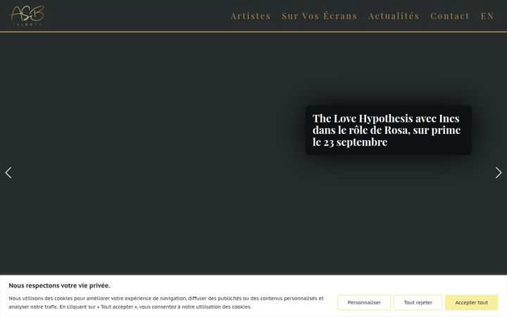 Screenshot of asbtalents.com