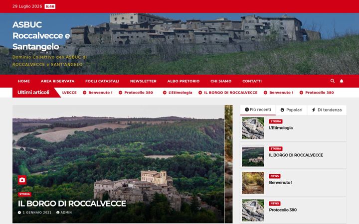 Posnetek zaslona asbucsantangelo.it