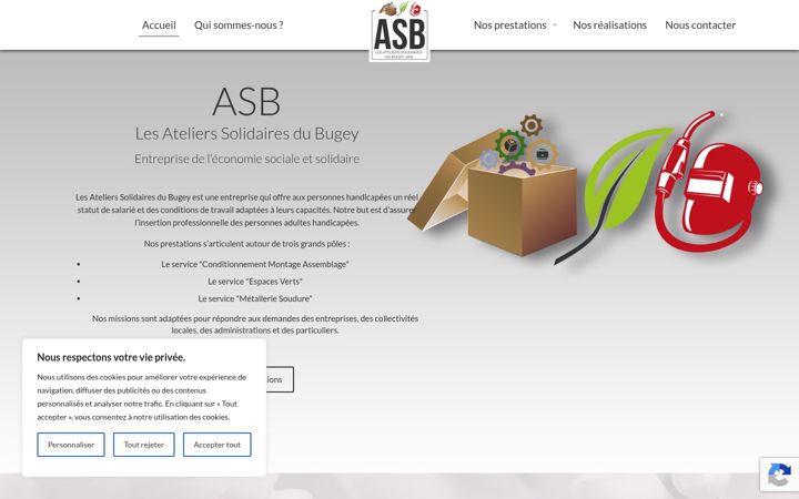 Screenshot of asbugey.fr