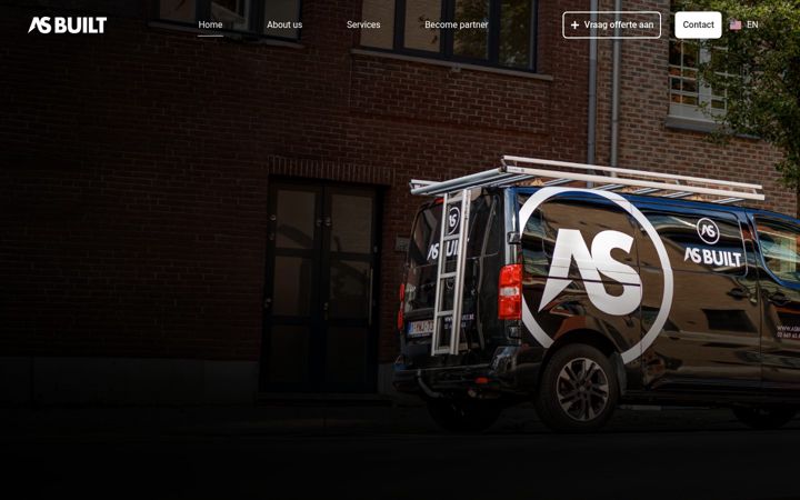 Screenshot of asbuilt.be