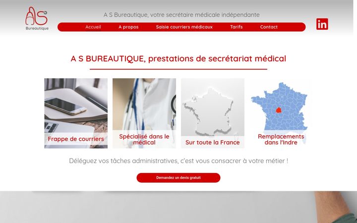 Screenshot of asbureautique.fr
