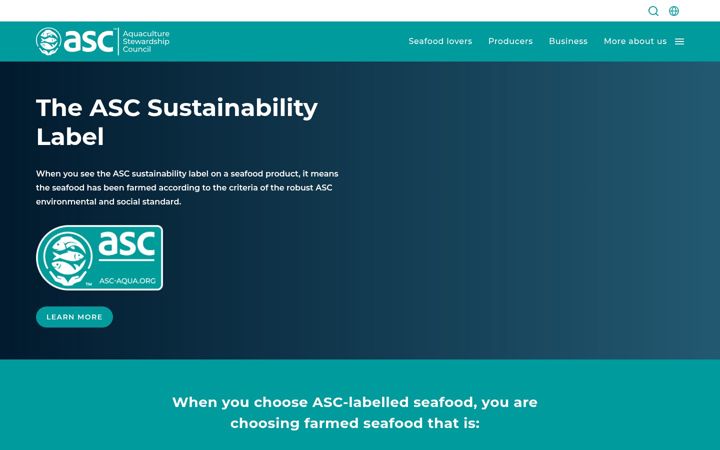 Screenshot of asc-aqua.org