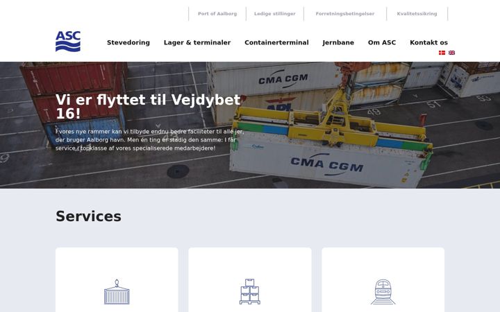 Screenshot of asc-as.dk