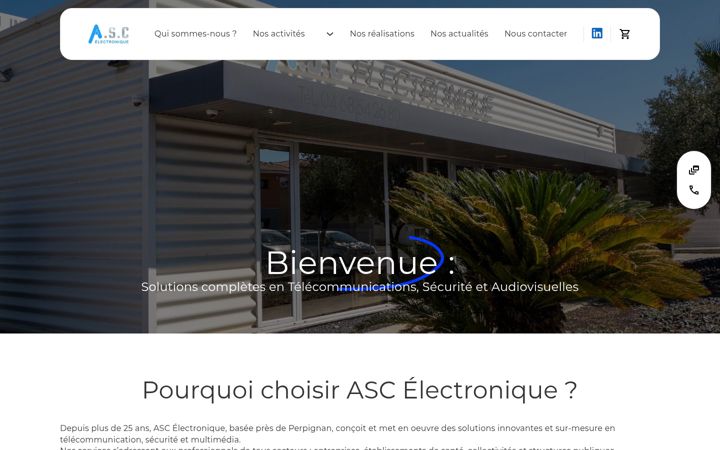 Екранна снимка на asc-electronique.fr