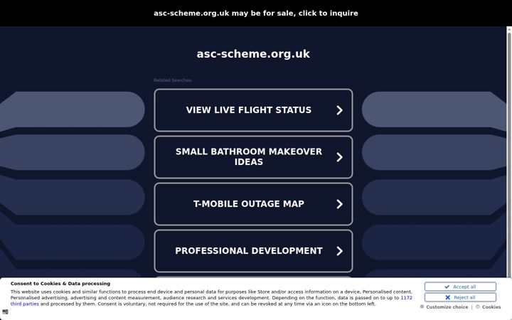 Snimka zaslona za asc-scheme.org.uk
