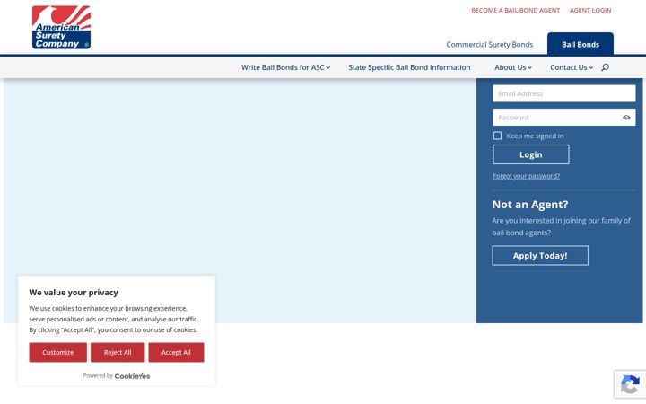 Screenshot of asc-usi.com