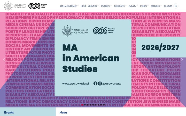 Screenshot of asc.uw.edu.pl