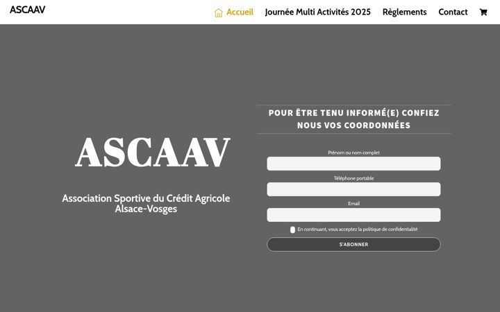 Екранна снимка на ascaav.fr
