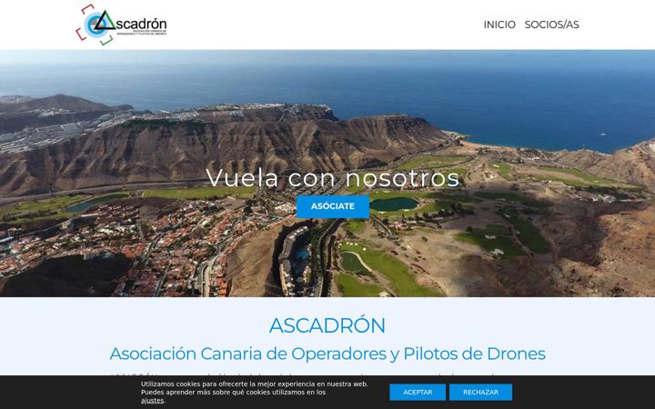 Screenshot of ascadron.com