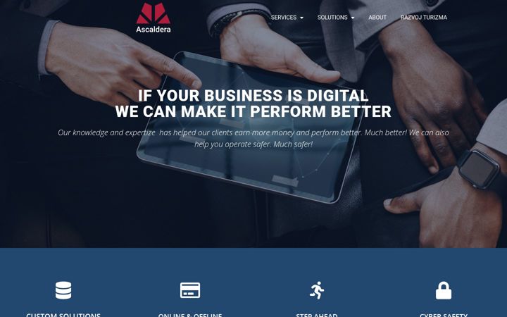 Screenshot of ascaldera.com