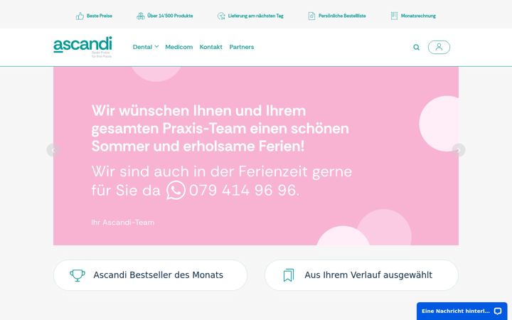 Screenshot of ascandi.ch