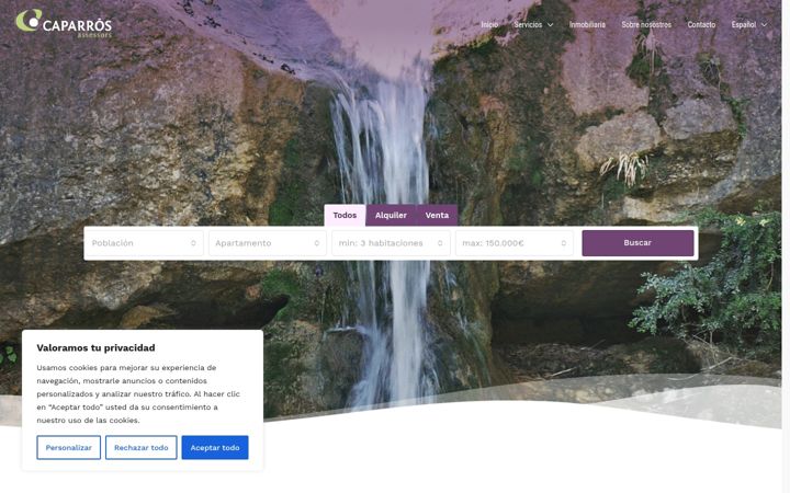 Screenshot of ascaparros.com