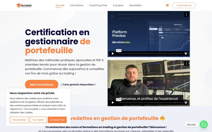 Екранна снимка на ascapital-consulting.com