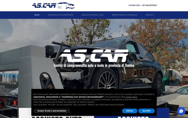 Screenshot of ascarautoincidentate.it