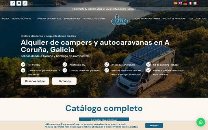 Screenshot of ascaselascamper.com