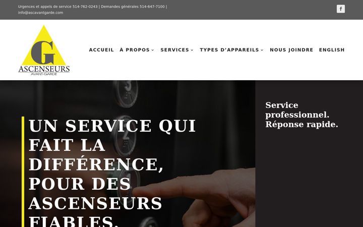 Screenshot of ascavantgarde.com