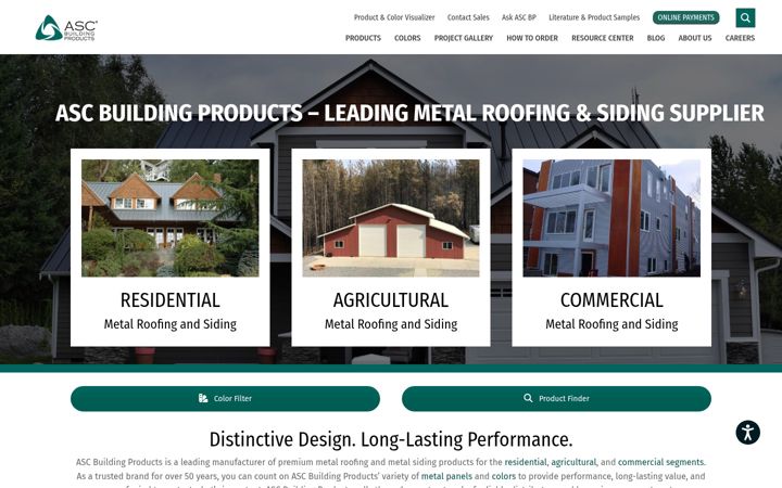 Screenshot of ascbp.com