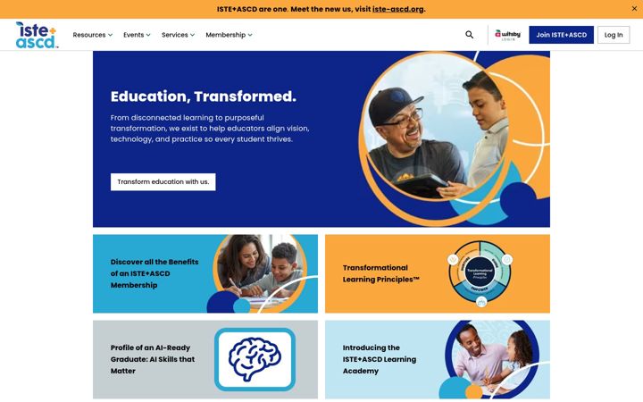 Screenshot του ascd.org