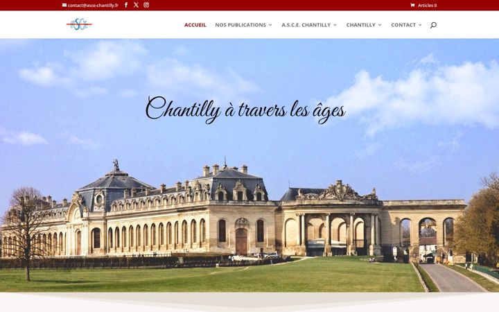 Zrzut ekranu asce-chantilly.fr